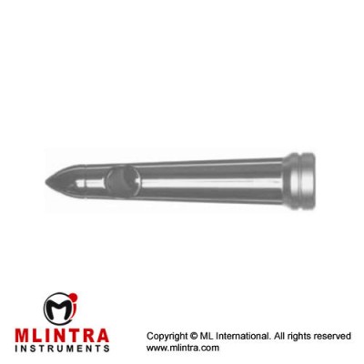 Blond Proctoscope Tube Circular Fenestration Stainless Steel, Diameter - Working Length 18:24 mm Ø - 75 mm Blond Proctoscope Tube Circular Fenestration Stainless Steel, Diameter - Working Length 18:24 mm Ø - 75 mm